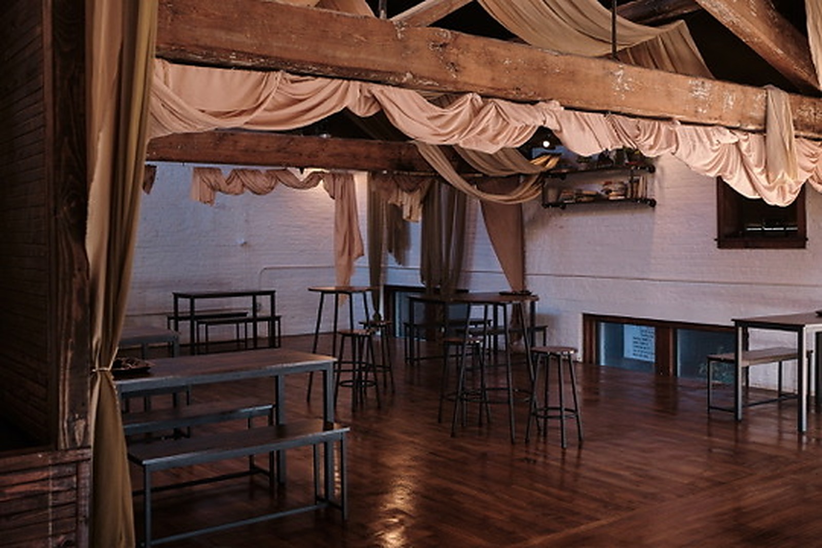 Wide view of the brwnbox loft level